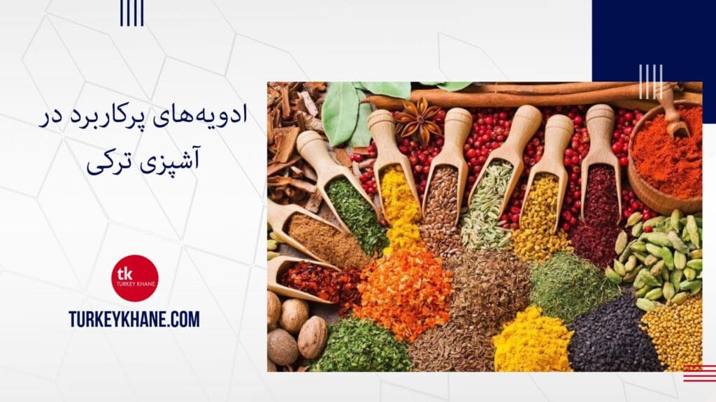 ادویه‌های پرکاربرد در آشپزی ترکی