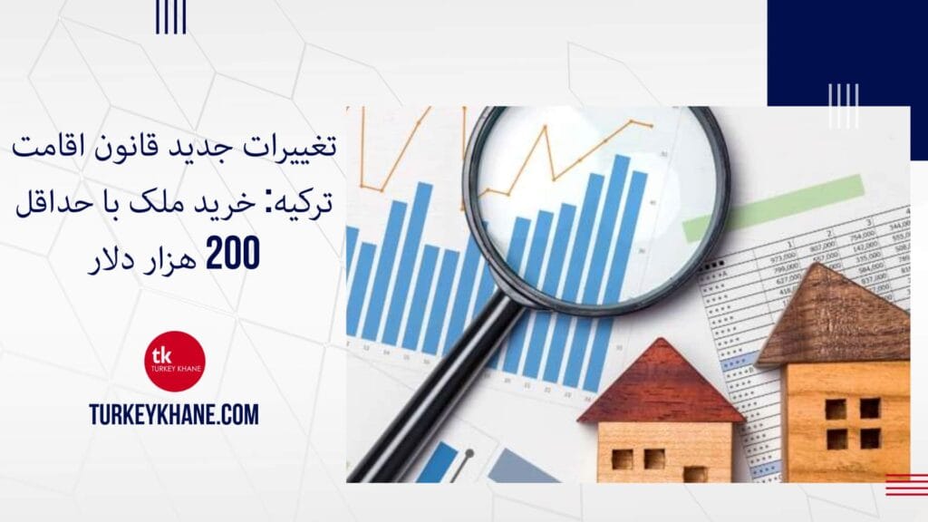 تغییرات جدید قانون اقامت ترکیه: خرید ملک با حداقل 200 هزار دلار